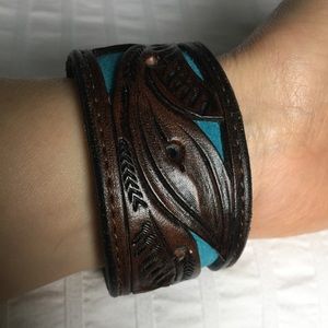 Leather Wrist Cuff